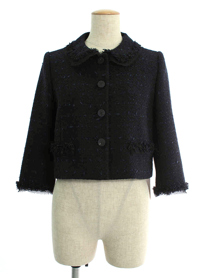 ジャケット 38688 Jacket Champagne Tweed 2020年 ミッドナイトブルー