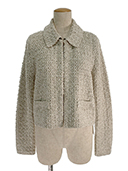 ジャケット Knit Jacket ノワゼット 42602 2022年 ホワイト