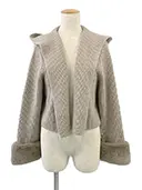 ジャケット Knit Jacket Humming 42308 2021年 オイスターベージュ