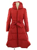 ダウンコート Fit & Flare Down Coat 819506 2018年レッド
