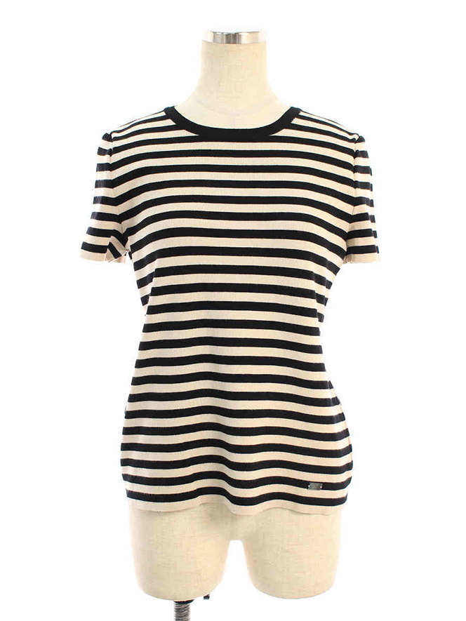 Tシャツ カットソー 06135 Deauville Stripe 2019年 ブラック