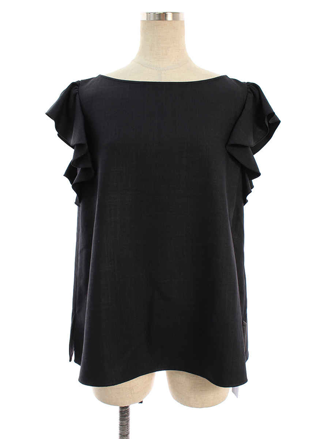 Tシャツ カットソー 40612 Bellflower Sleeve Tops 2020年 ブラック