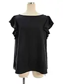 Tシャツ カットソー 40612 Bellflower Sleeve Tops 2020年 ブラック