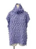 Tシャツ カットソー ZIG ZAG Shaggy Pleats MI23FK941 パープル