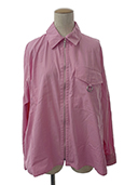 シャツ ブラウス ジップアップシャツ セリエボタン 3E0616DX 2023年 ピンク
