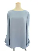 シャツ ブラウス 39988 Blouse 2019年 サックスブルー