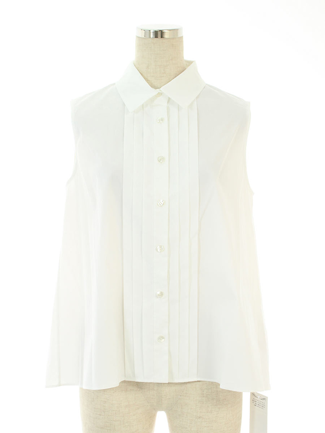 シャツ ブラウス 37940　Blouse Summer White 2018年 ホワイト