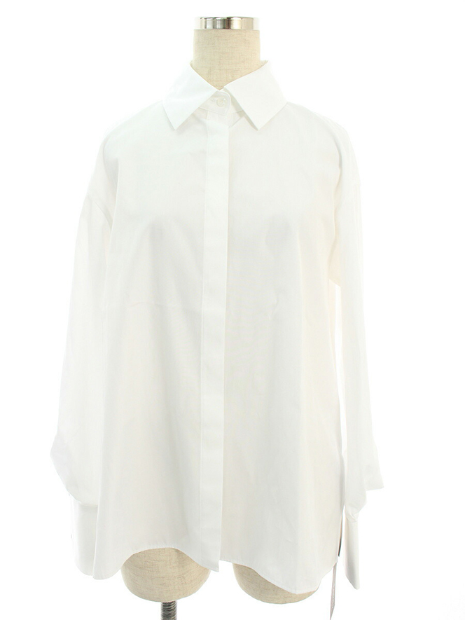 シャツ ブラウス 39119 Blouse Cool White 2018年 ホワイト