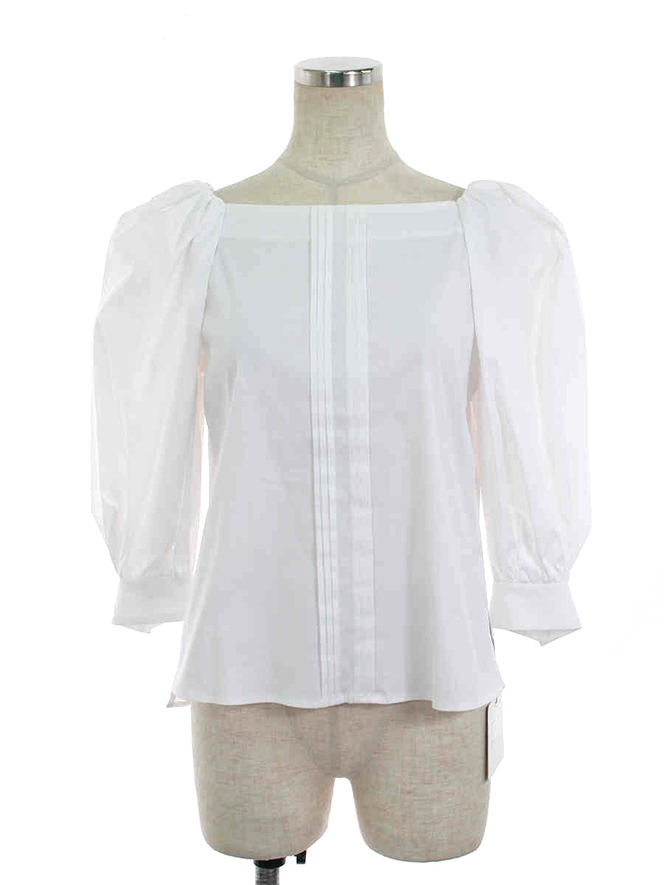 シャツ ブラウス Tea Blouse 06343 2021年 ホワイト