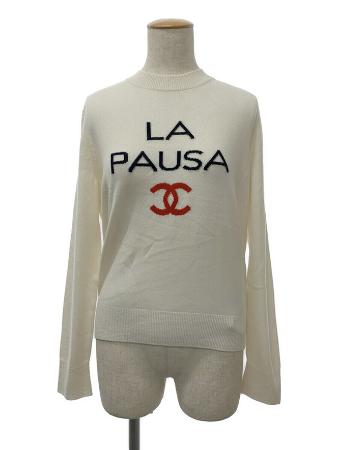 ニット セーター LA PAUSA ラパウザ カシミヤ P60439K46038 ホワイト