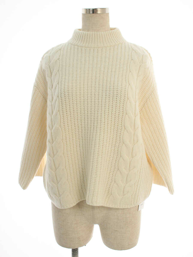 ニット セーター 35978 Chunky Rib Pullover 2016年 ホワイト