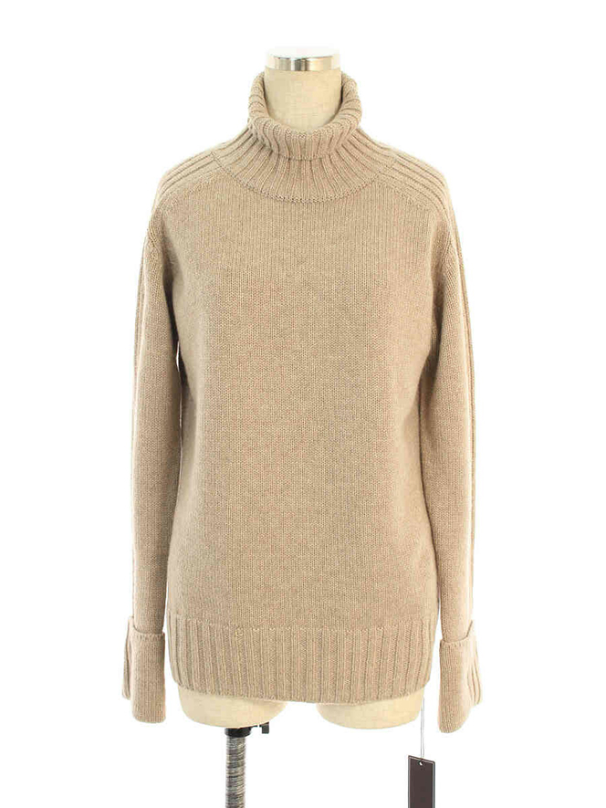 ニット セーター 39891 Knit Top Raglan Turtleneck 2019年 シナモン