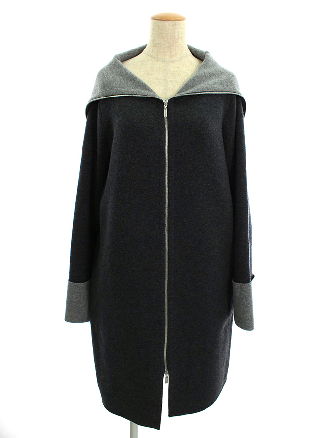 ニット セーター 39103 Knit Coat Slender 2018年 グレー