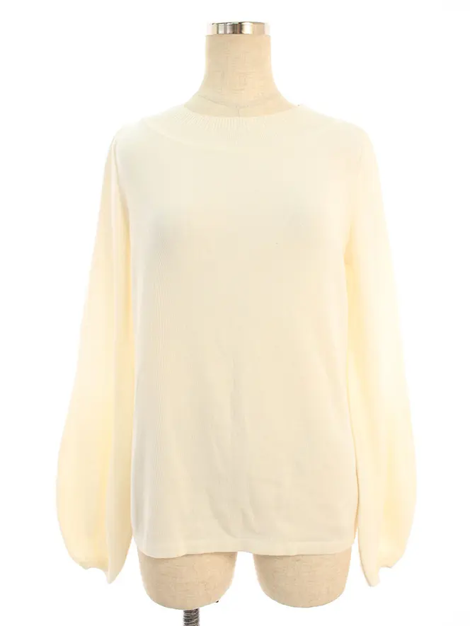 ニット セーター 39714 Knit Top(SUMMER FIG) 2019年 ホワイト