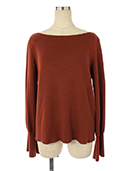 ニット セーター 40522 Knit Top Ruche 2020年 ロダークオレンジ