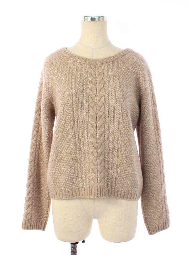 ニット セーター 40388 Sweater Noisette 2019年 ベージュ