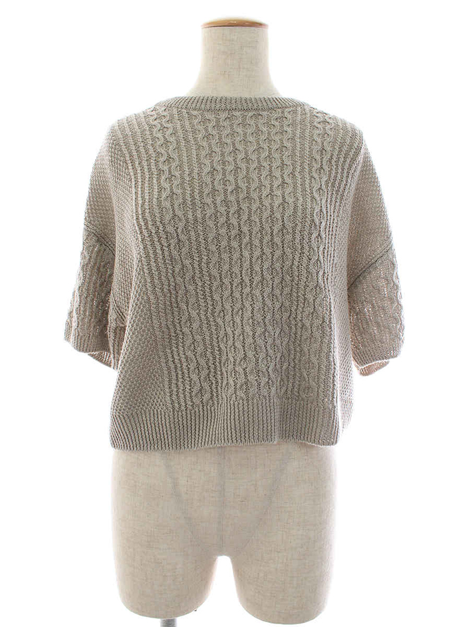 ニット セーター 41891 KNIT “QUARTETTE” 2021年 ベージュ