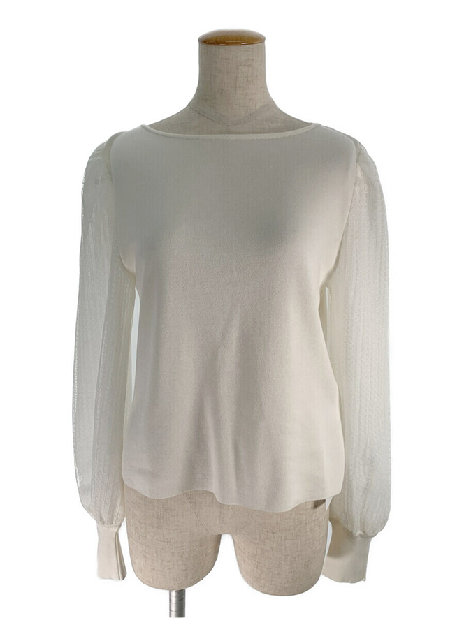 ニット セーター Knit Top “L’amitie 43366 2022年 アイボリー