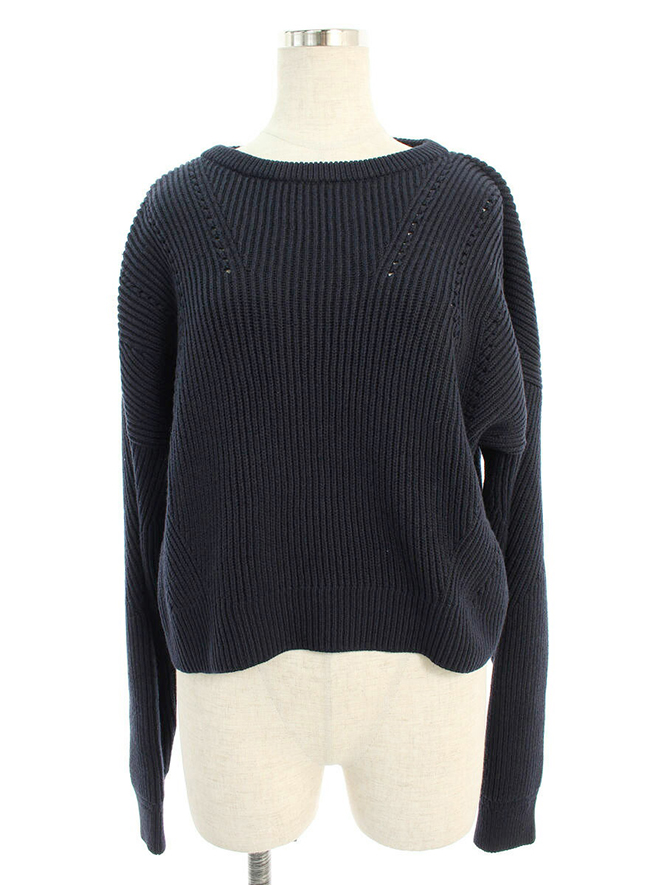 ニット セーター 39494 Knit Top 2019年 ネイビー