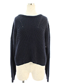 ニット セーター 39494 Knit Top 2019年 ネイビー