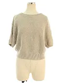 ニット セーター 39676 Knit Top Linen Cross 2019年 ベージュ