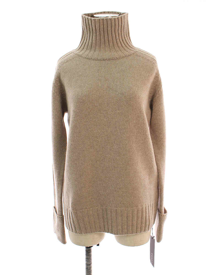 ニット セーター 39891 Knit Top Raglan Turtleneck 2019年 シナモン