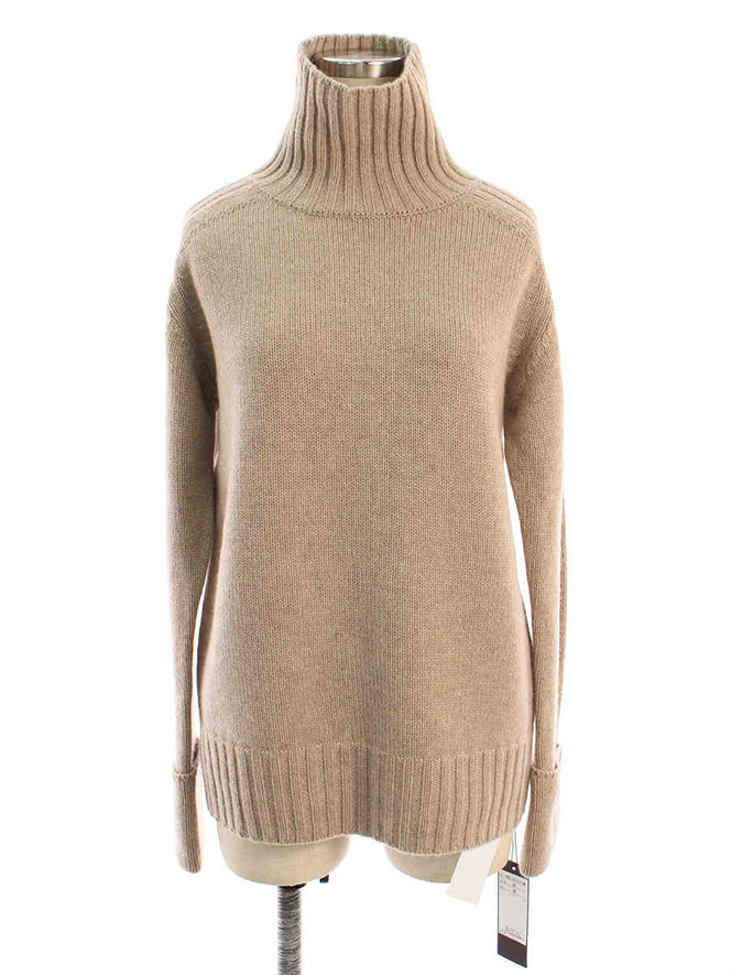 ニット セーター 39891 Knit Top Raglan Turtleneck 2019年 シナモン