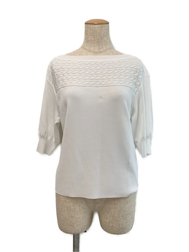 ニット セーター SOMERSET KNIT TOP 43574 2023年 ホワイト