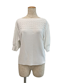 ニット セーター SOMERSET KNIT TOP 43574 2023年 ホワイト