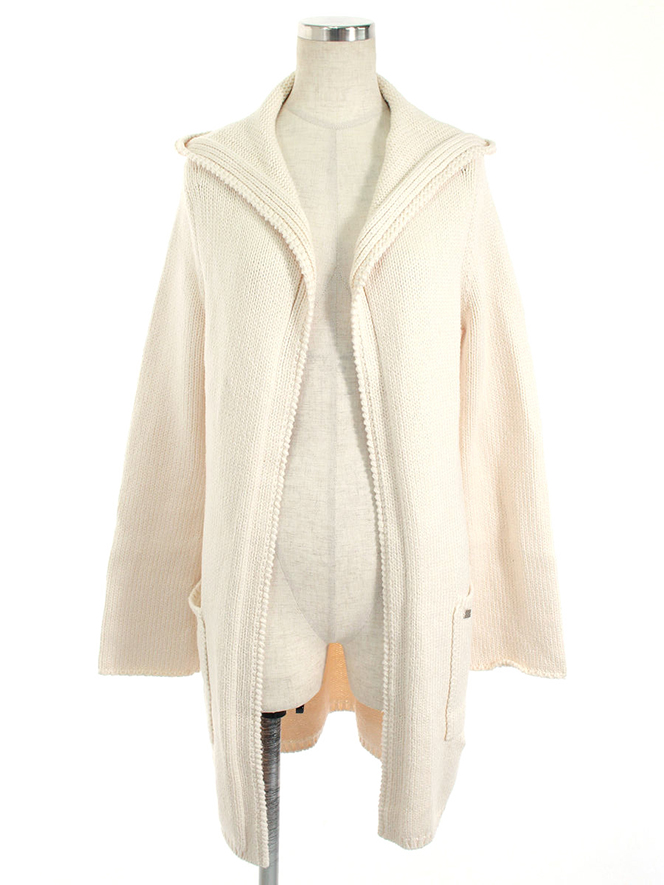 カーディガン Cropped V-Neck Cardigan 39092 2019年 ホワイト