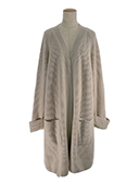 カーディガン Cashmere Robe 40123 2019年 ハニーベージュ