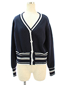 カーディガン 40726 Vneck CARDIGAN 2019年 ホワイト