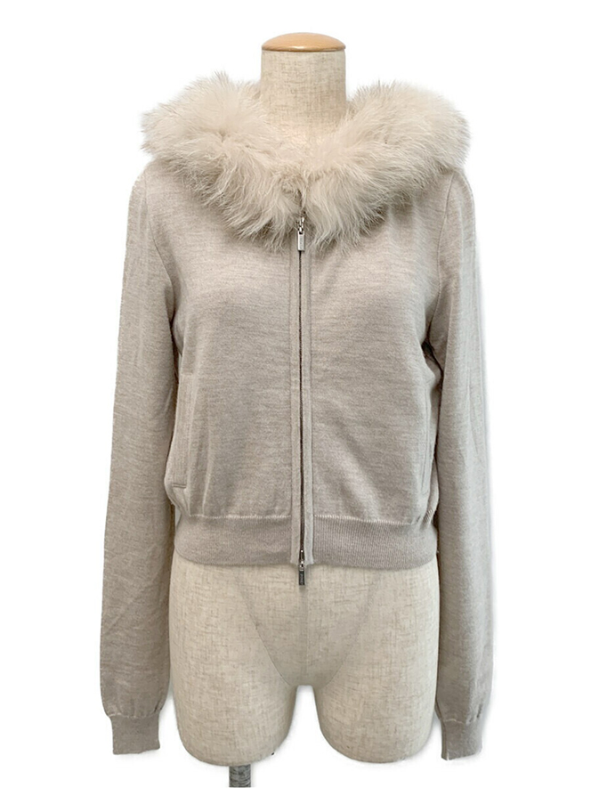 パーカー Littele Parka フォックスファー 37438 2017年 ベージュ