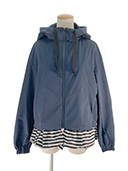 パーカー DANSKIN AIRY FRILL PARKA DABD42110 2021年 ネイビー