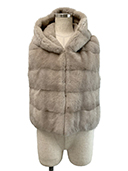 ベスト Fur Vest Gray Pearl ミンク 34923 2015年 グレー