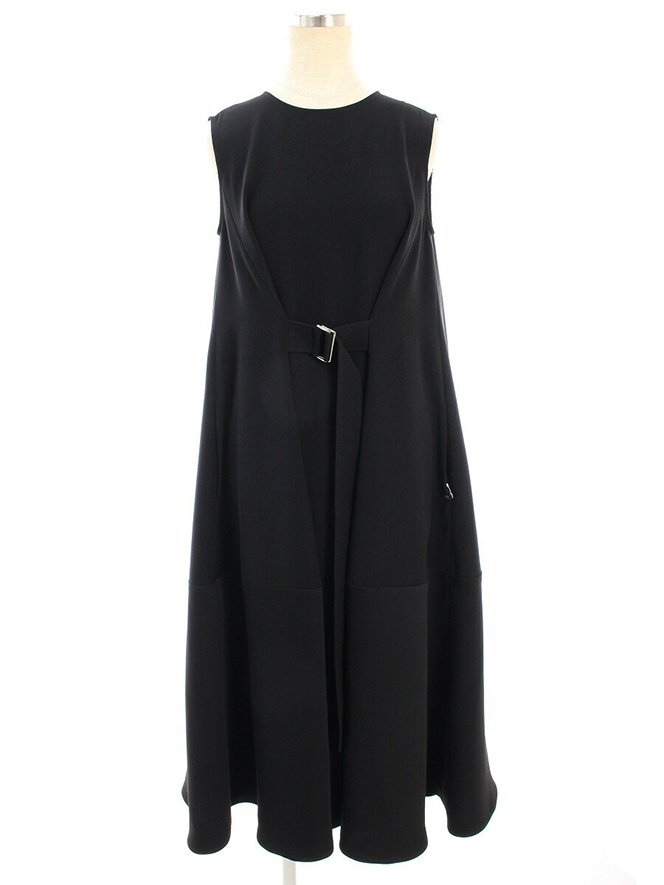 ワンピース 41633 Belted Parachute Dress 2020年 ブラック