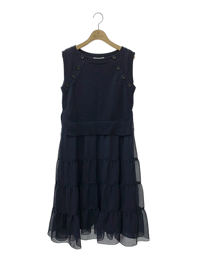 ワンピース Tabi Knit Dress タビニットドレス 43416 2023年 ネイビー