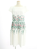 ワンピース Flower pattern Embroidery Dress 911307 2019年ピンク グリーン