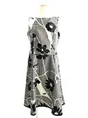 ワンピース Check x Flower One-piece 911310 2019年ホワイト