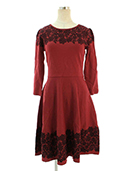 ワンピース Burgundy Knit Dress 818518 2018年ブラック