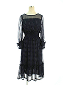 ワンピース Star Motif Ciffon Dress 911343 2019年NY/BK