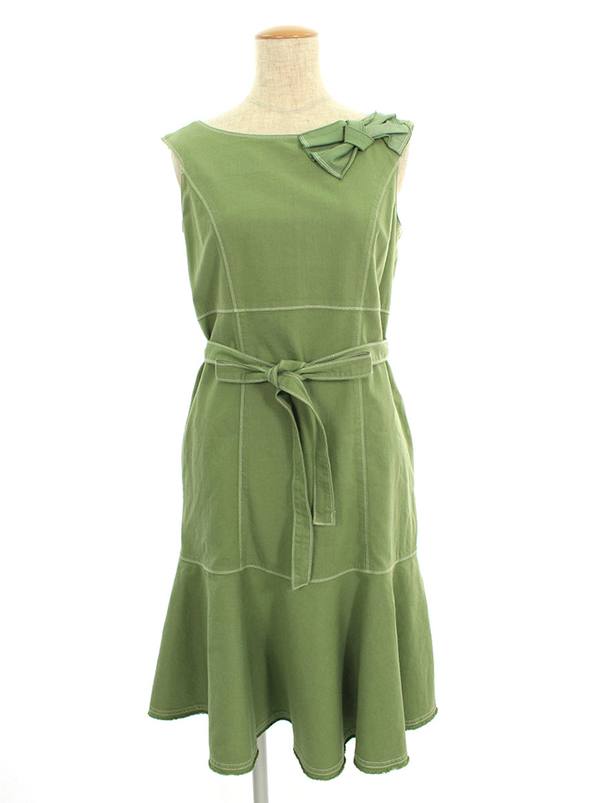 ワンピース Pistachio Green Denim Dress 811348 2018年グリーン