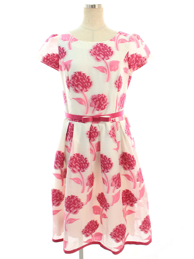 ワンピース Jacquard Pink Dress 911332 2019年WHPI/WHNY/BEBK