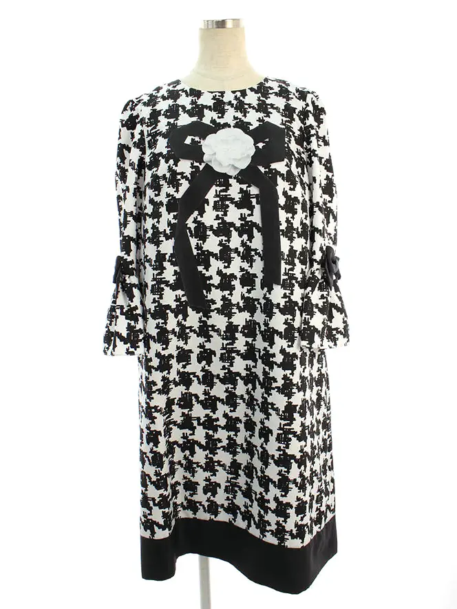 エムズグレイシー ワンピース リボン フラワーモチーフ 011313 2020年  