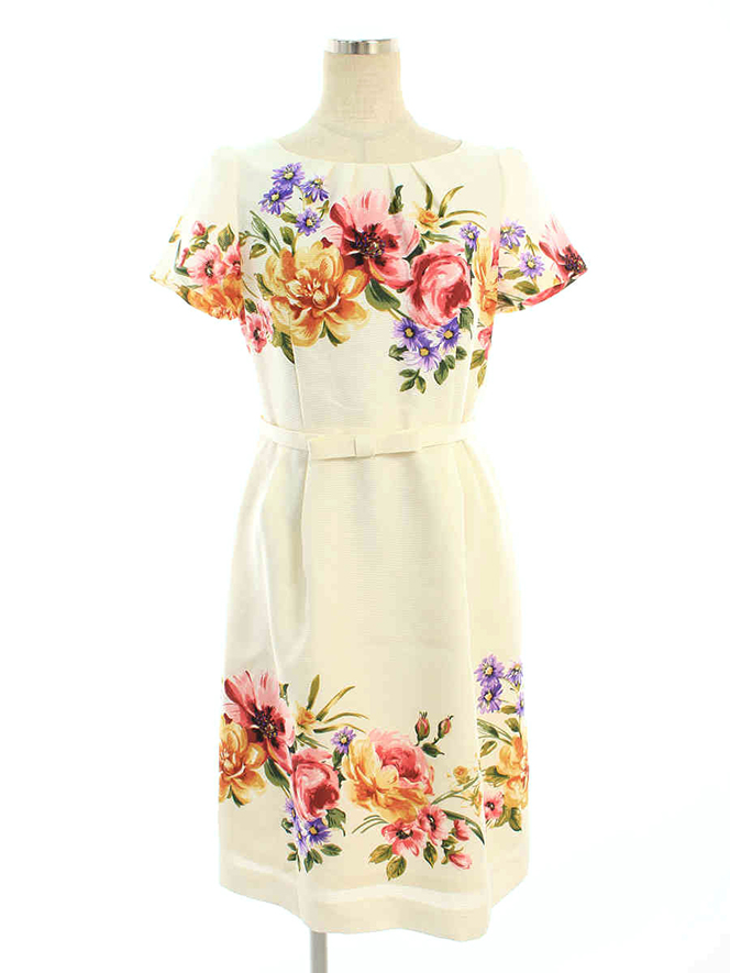 ワンピース Elegant Flower One-piece 911313 2019年WH/BK