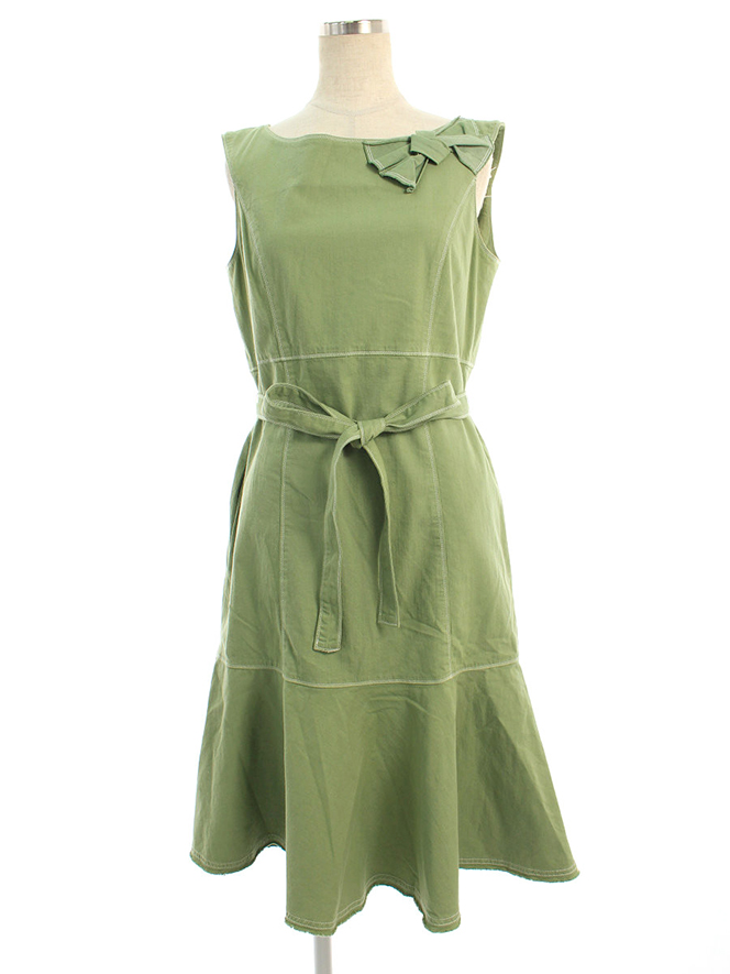 ワンピース Pistachio Green Denim Dress 811348 2018年グリーン