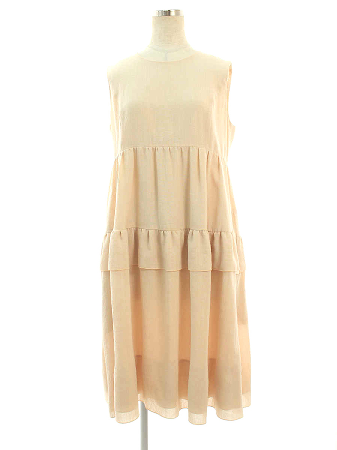 ワンピース 06163 Chou Cream Dress 2019年 ベージュ