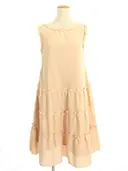 ワンピース 06208 Dress さらさら Millefeuille 2in1 2020年 ベージュ