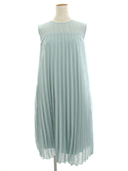 ワンピース 40608 Elegant Pleats Dress 2020年 グリーン