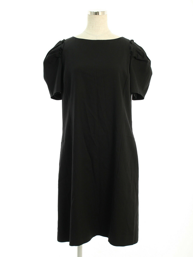 ワンピース Dress  Puff sleeve 39467 2019年 ブラック